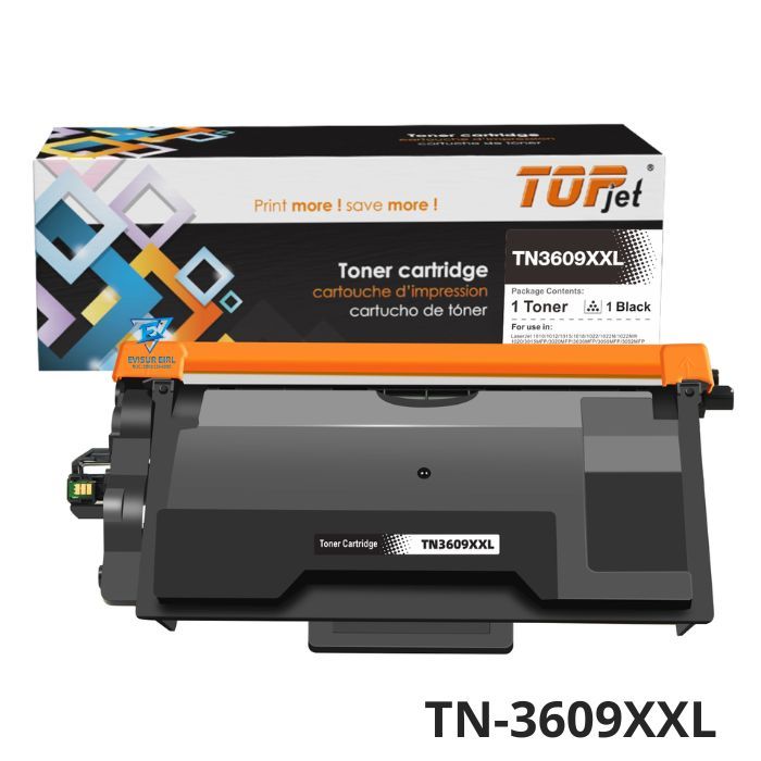 Toner compatible Brother TN-3609XXL Rendimiento 11,000 paginas