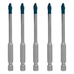 BOSCH - Set de Broca HEX-9 5 x 90mm 5 Piezas 2608.900.598-000