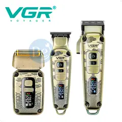 VOYAGER - Pack VGR Cortadora con Trimmer y Shaver V-642