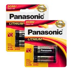 PANASONIC - PACK DE 2 PILAS 2CR5 BLISTER X1