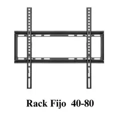 GENERICO - Soporte Rack Tv Lcd Led Smart 40 a 80 Pulgadas Base Fija Pared 4085