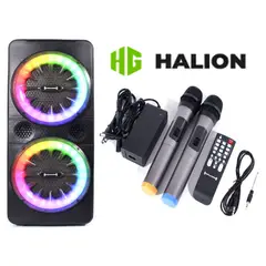 HALION - Parlante Portatil ZUMBA HA-2014 Bluetooth Luces RGB