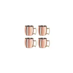 OGGI - Set de 4 Mini Moscow Mule para Shot 59 ml Color Cobre
