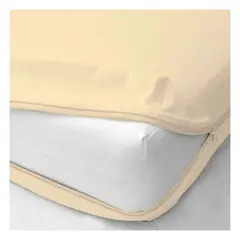 GENERICO - Forro de colchón 100 % algodón bramante ivory