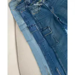 JHAN HIDS - Pantalòn Cargo Denim Vania