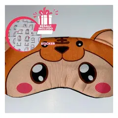 RYBIU IMPORT - Pack6 Mascara para Dormir Naranja Y+Regalo Stickers