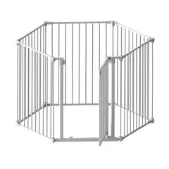 MACROTEL - Puerta de Seguridad Multiuso hasta 37m Divisor Corral y Protección para Niños y Mascotas