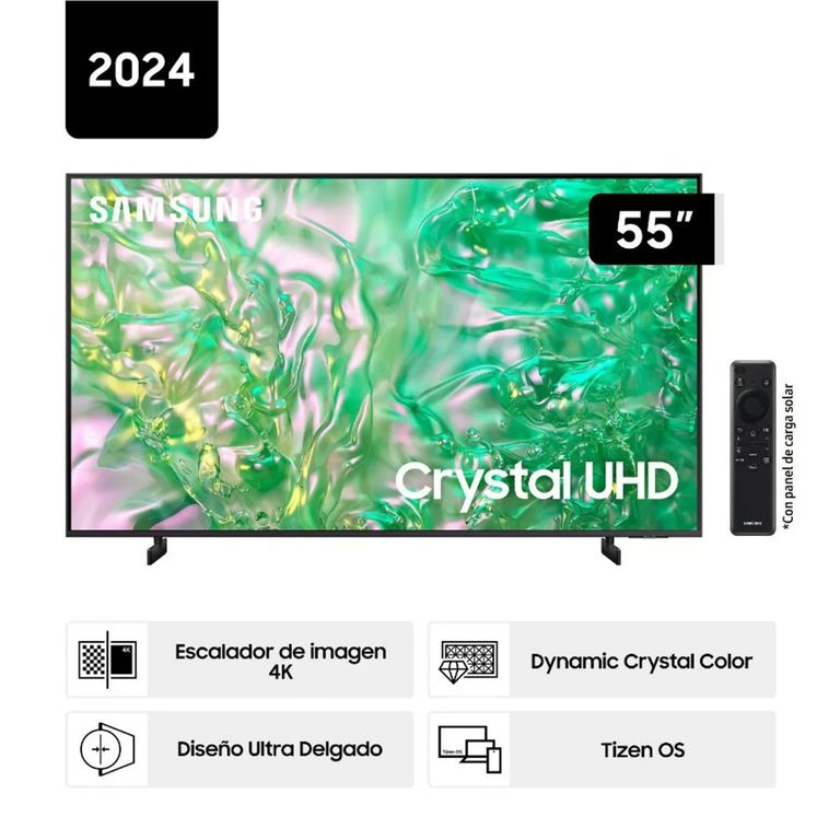 TELEVISOR 55 CRYSTAL UHD 4K SMART TV UN55DU8000GXPE