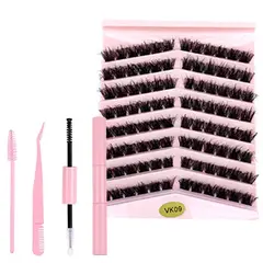 GENERICO - Kit de pestañas postizas - EFECTO RUSO