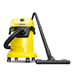 KARCHER - Aspiradora de polvo y agua WD3 1000W 17L