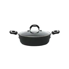 BALLARINI - Cacerola Baja de Titanio con Tapa de 24 cm
