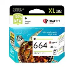 GENERICO - TINTA COMPATIBLE HP 664XL NEGRO F6V31AL 111021304520