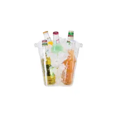 OGGI - Cubeta Cuadrada para Hielo Acrílico