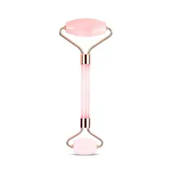 RYBIU IMPORT - Masajeador Facial de Piedra Natural Transportable Rosado