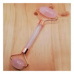 RYBIU IMPORT - Pack2 Masajeador Piedra para Cara Rosado Y+Regalo Stickers