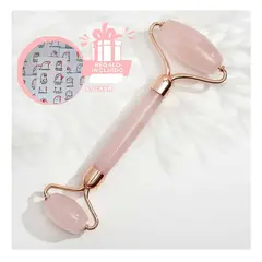 RYBIU IMPORT - Pack6 Estimulador Facial de Cuarzos Rosado Y+Regalo Stickers