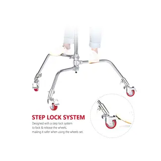 NEEWER - Pack de 3 ruedas para C-Stand