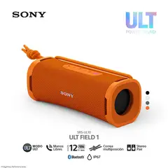 SONY - Parlante Bluetooth SRS-ULT10 Portátil ULT FIELD 1 - Naranja