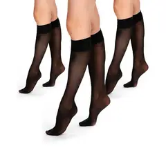 CAFFARENA - Pack X3 Media Pantalon Vitale 70 con puntera 1037