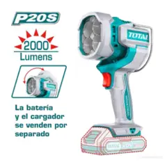 TOTAL TOOLS - Linterna de Trabajo 20V 22 5W 2000LM LED Industrial - TWLI2088