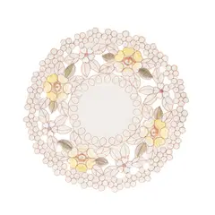 PANORAMA HOGAR - Tapete Redondo 30Cm De Poliester 30Cm