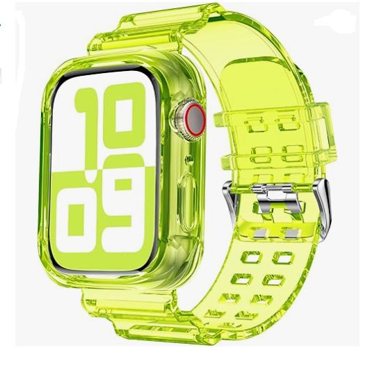 Correa TPU Completa para Apple Watch 42mm - Amarillo