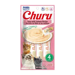 CHURU - Sabor Atún Salmón 56g x 4 Sachet - Tuna Salmon Recipe