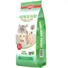 GENERICO - Arena de Bañera Sanitaria para Hamster x 2kg - Manzana
