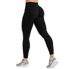 ALPHA FIT - Leggings deportivos pushup - Malla deportiva mujer - Leggins scrunch