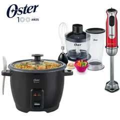 OSTER - Batidora de inmersión FPSTHB2801 y Olla Arrocera