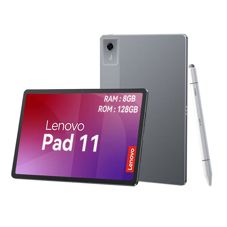 Tablet Pad 11 2025 8+128GB 11" WIFI 2.5K-Gris+Lápiz táctil