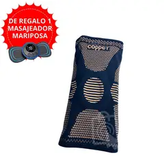 GENERICO - RODILLERA COPPER CON GEL Y VARILLAS LATERALES TALLA XL UNIDAD