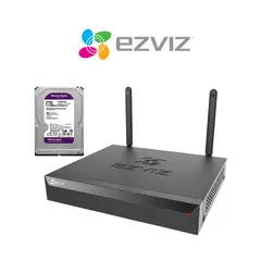 EZVIZ - NVR Wifi X5S 4 Canales Salida HDMI VGA Resolución Cámara 3K 2TB