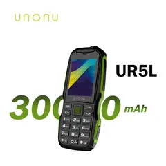 UNONU - UR5L TELÉFONO ROBUSTO Y A TODO TERRENO COLOR VERDE 4G