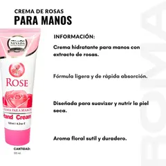 NEVADA NATURAL PRODUCTS - CREMA DE ROSAS PARA MANOS 120ML NEVADA