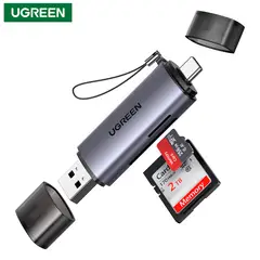 UGREEN - Adaptador Lector de Memorias Micro SD TF 5Gbps