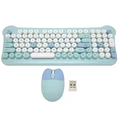 SEISA - Teclado y Mouse Inalámbricos DN-C700 Wireless Combo 2.4 G