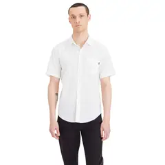 DOCKERS - Camisa Hombre Ultimate SS Regular Fit Blanco