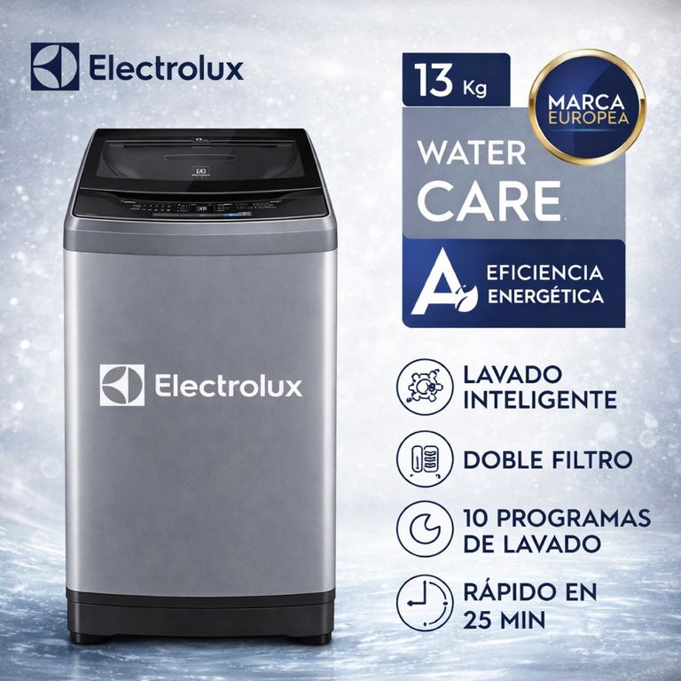 Lavadora Carga Superior 13kg Premium Care Gris EWIW13F2USVG