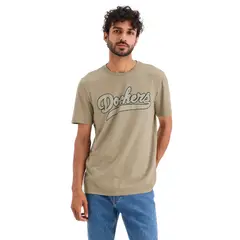 DOCKERS - Polo Hombre Graphic Tee Slim Fit Beige