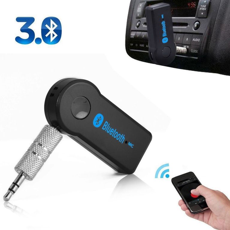 Receptor De Audio Adaptador Bluetooth V3.0 De 3,5 Mm Wireless