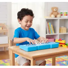 GENERICO - MINI PIANO ELECTRONICO PARA NIÑOS 37 TECLAS COLOR CELESTE