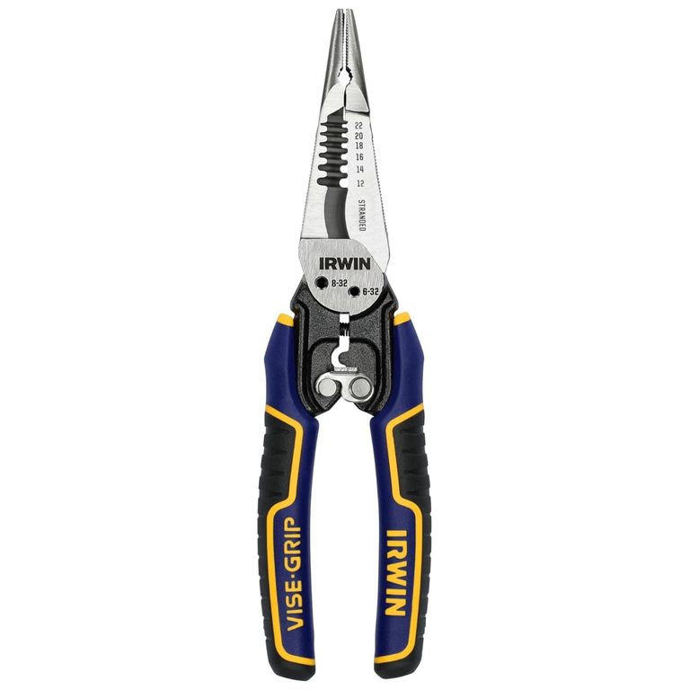 ALICATE DE PUNTA PELA CABLE 8 MULTIUSO IWHT84002