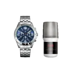 ESIKA - RELOJ SILVER PLATEADO Y DESODORANTE PULSO