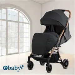EBABY - Coche Maleta para Bebé «SOFI» De Fácil Plegado Black