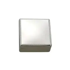 ARGENTARIA - Joyero Cuadrado Puntos - Silverplated