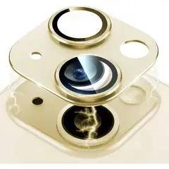 GENERICO - Protector De Camara Para Iphone 13 Y 13 Mini Gold