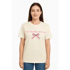 GENERICO - CAMISETA Literally just a girl