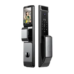 GENERICO - CERRADURA SMART CON 7 APERTURAS VIDEO PORTERO COLOR NEGRO
