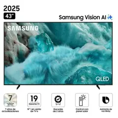 SAMSUNG - Televisor 43 QLED Smart UHD 4K Vision Ai QN43Q7FAAG